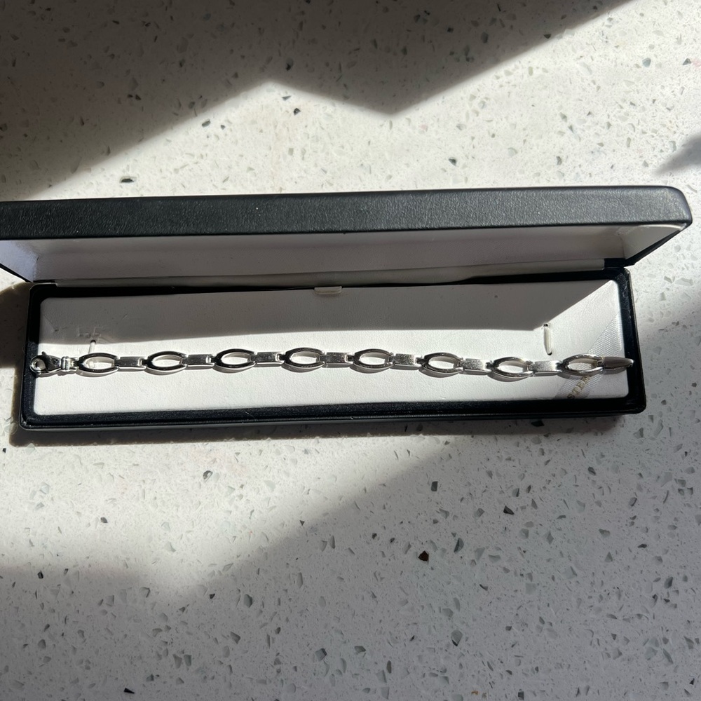 Elegant Sterling Silver Bracelet